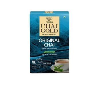 Authentic Instant Cuppa Chai Gold Original Chai | Sweetened Version | Pack of 1